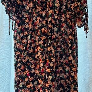 SHEIN Curve Multicolor Floral Dress